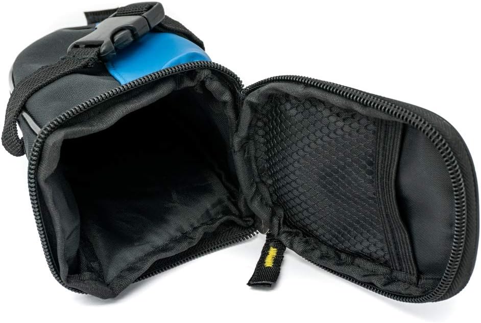 SYSTEM-S Fahrrad Sattel Tasche Halterung Befestigung wasserfest in Dunkelblau
