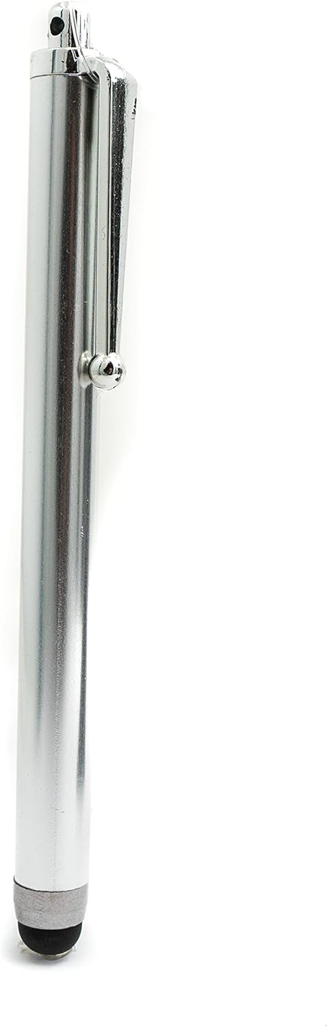 SYSTEM-S Stylus Touch Pen Silber für Smartphone Tablet PC PDA