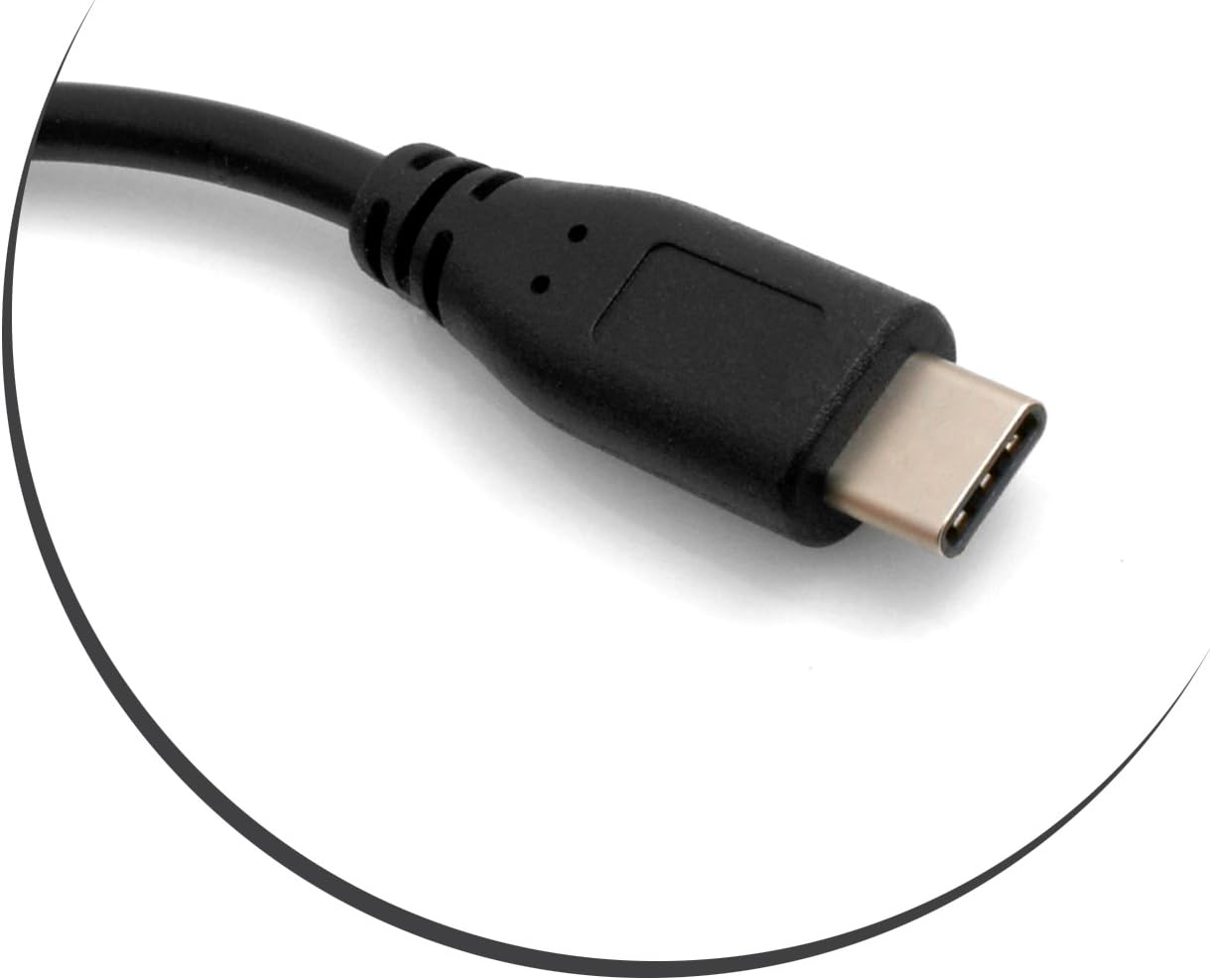 SYSTEM-S USB 3.1 Type C Stecker zu Mini USB Buchse Kabel Datenkabel Ladekabel 28 cm