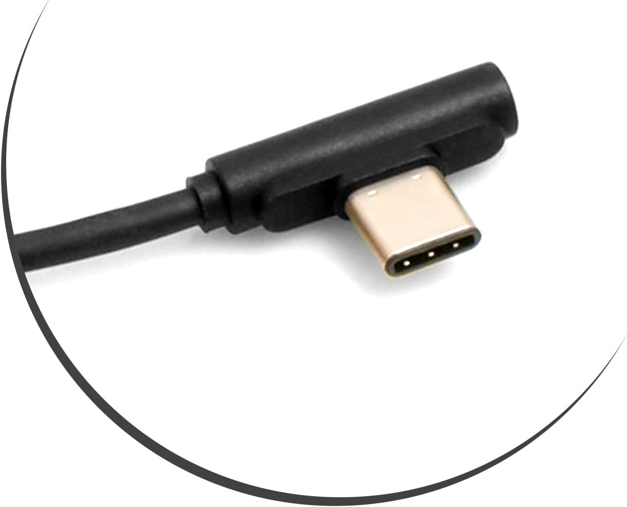 System-S USB 3.1 Typ C gewinkelt zu USB A 2.0 Kabel 100 cm