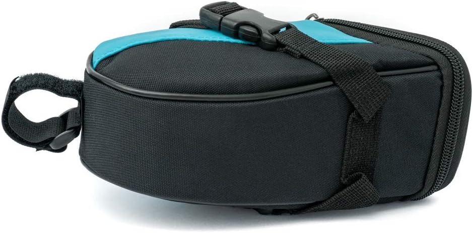 SYSTEM-S bicycle saddle bag holder attachment waterproof in light blue