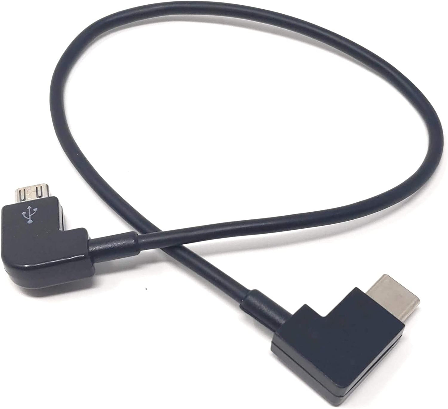 Micro USB to 3.1 Type C angled cable 30cm for Bosch Intuvia eBike