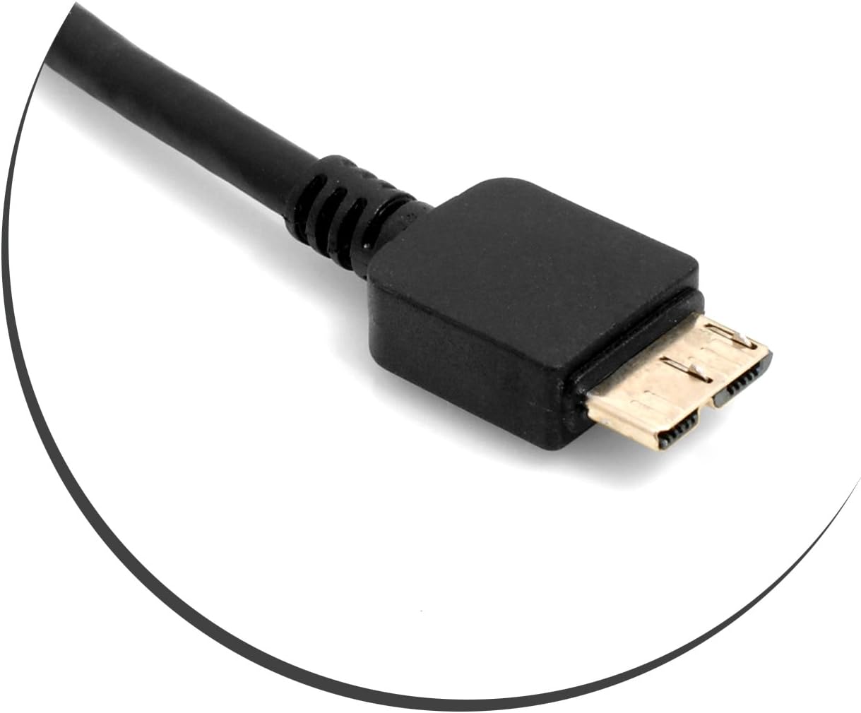 SYSTEM-S USB Kabel Datenkabel OTG Host Micro USB 3.0 auf USB A 3.0, 24 cm