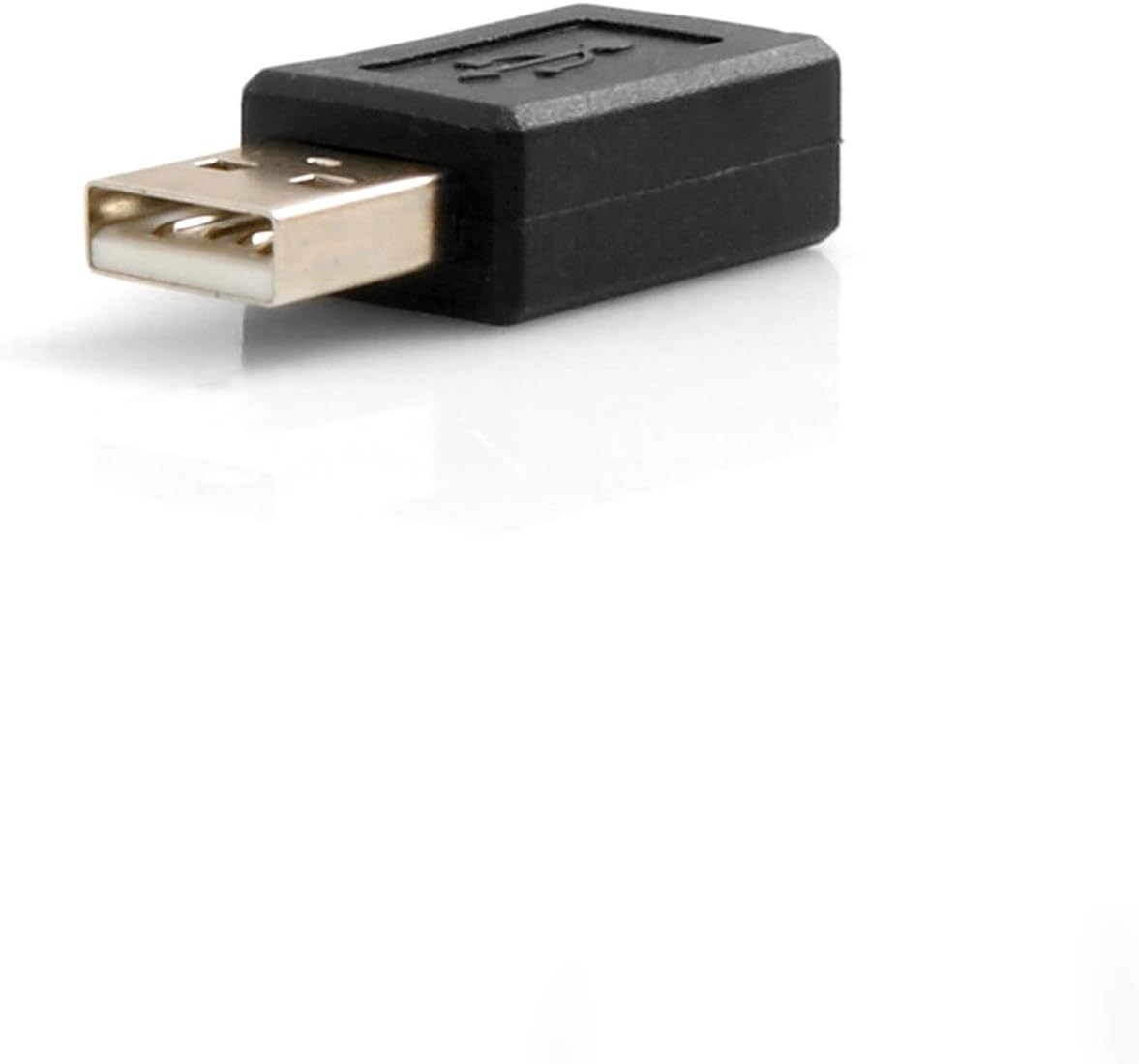 SYSTEM-S OTG Adapter USB A Stecker zu Micro USB Buchse Adapter Stecker On-The-Go Host Kabel