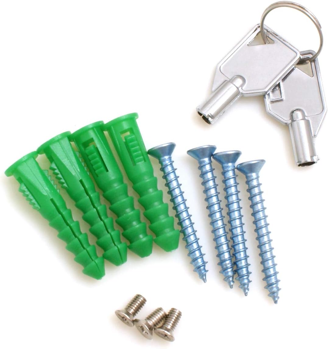 SYSTEM-S Abschließbare Wandhalterung für Tablets von 9,7 bis 13 Zoll Bildschirmdiagonale