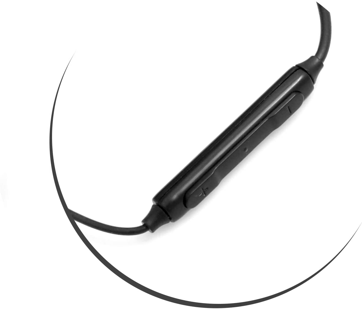 System-S Headest Inear mit einem Kopfhörer Volumen Lautstärkeregelung, 4 pol Stecker Schwarz