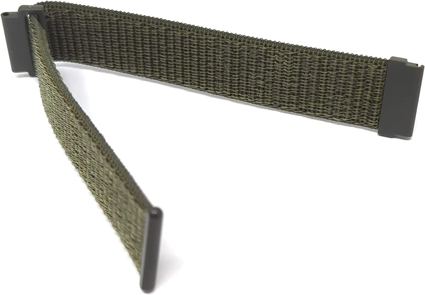 SYSTEM-S 22 mm nylon strap for Fitbit Versa 2 1 Lite Smartwatch in green