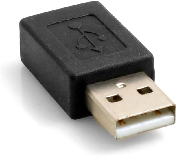 SYSTEM-S Mini USB (female) auf USB A (male) USB Adapter Stecker Verbinder Connector Converter