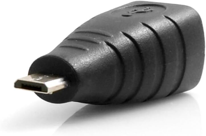 SYSTEM-S Micro USB Stecker zu USB Typ B Eingang Adapter Kabel