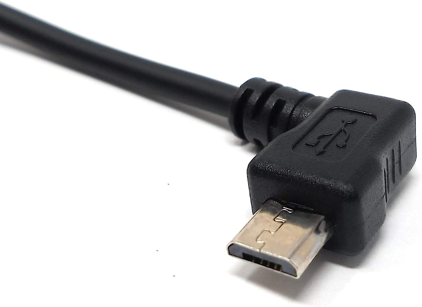 System-S Micro USB Kabel Datenkabel Ladekabel Winkelstecker 30 cm