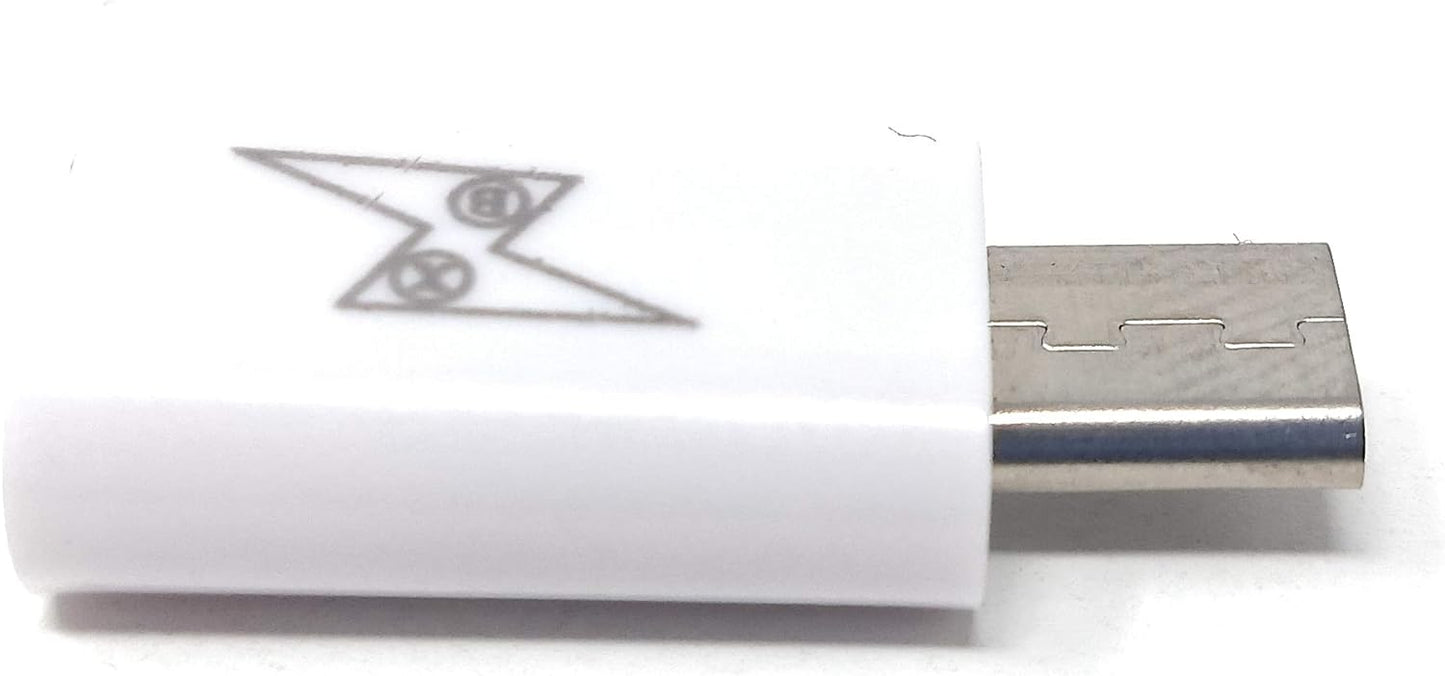 System-S USB Typ C 3.1 Buchse auf Micro USB 2.0 Stecker Adapter