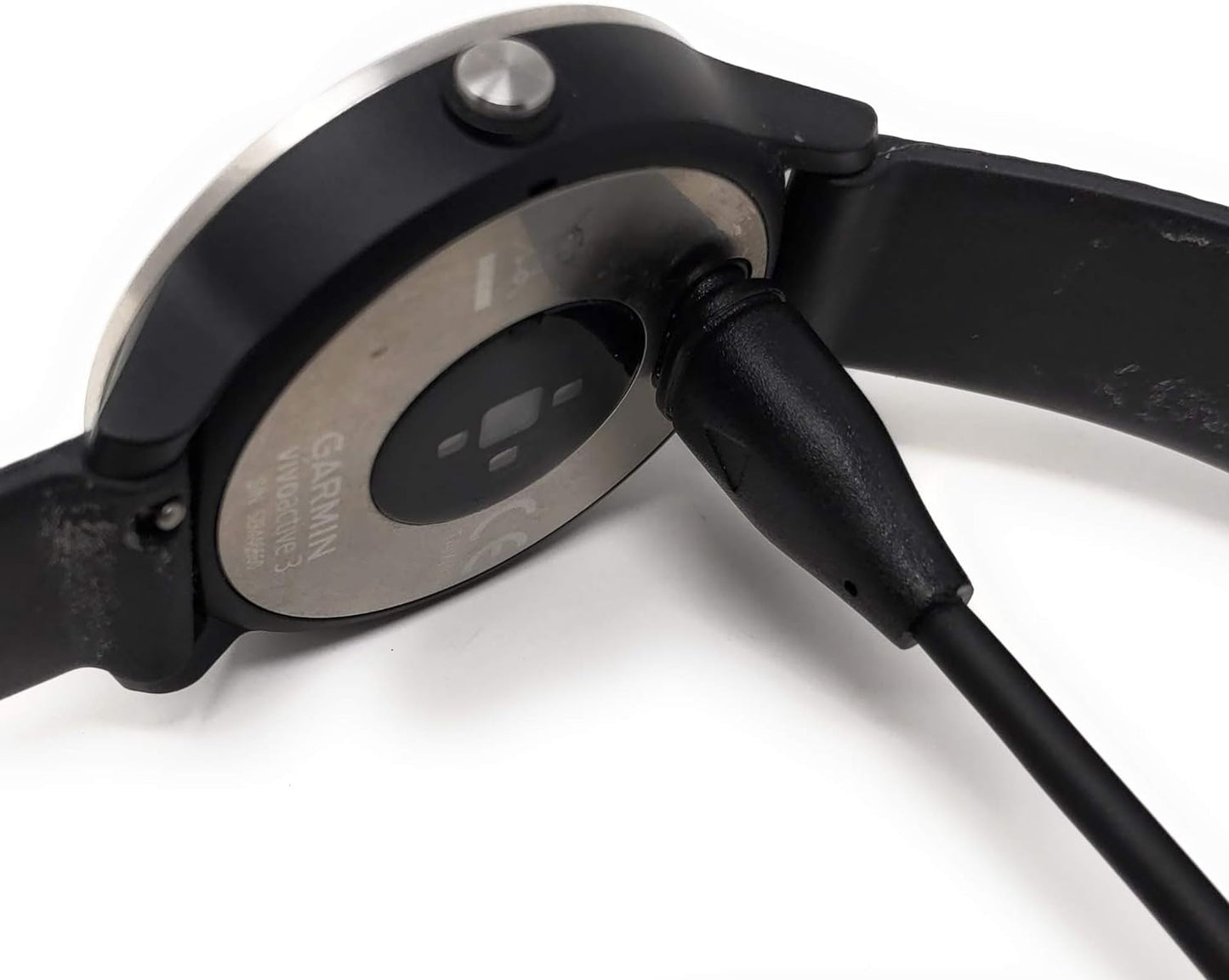 SYSTEM-S USB Kabel für Garmin Smartwatch vivoactive 3 Fenix 5 100cm In Schwarz