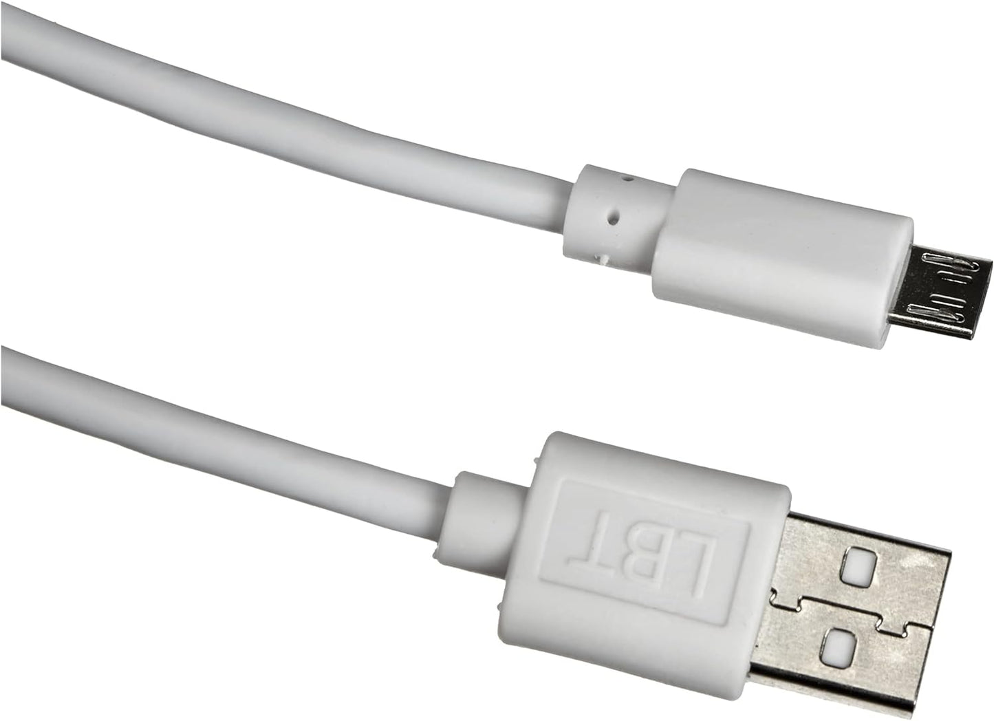 System-S 5 m meter Micro USB Kabel Ladekabel in weiß