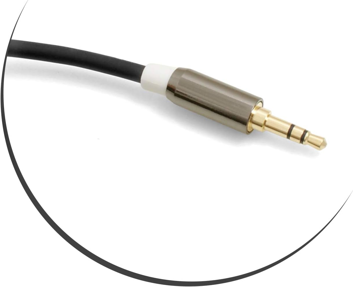 SYSTEM-S 3.5mm Klinke AUX Stereo Stecker auf 3.5mm Klinke AUX Stereo Buchse 490cm 3 Polig