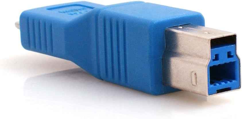 System-S USB 3.0 Adapter Typ B Stecker auf Micro B Stecker in Blau - DREIKS