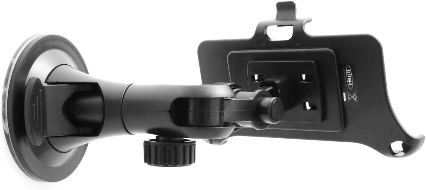 System-S KFZ Auto Saugnapf Windschutzscheiben Halterung mit Gelenkarm 10 cm Autohalterung für iPhone 6