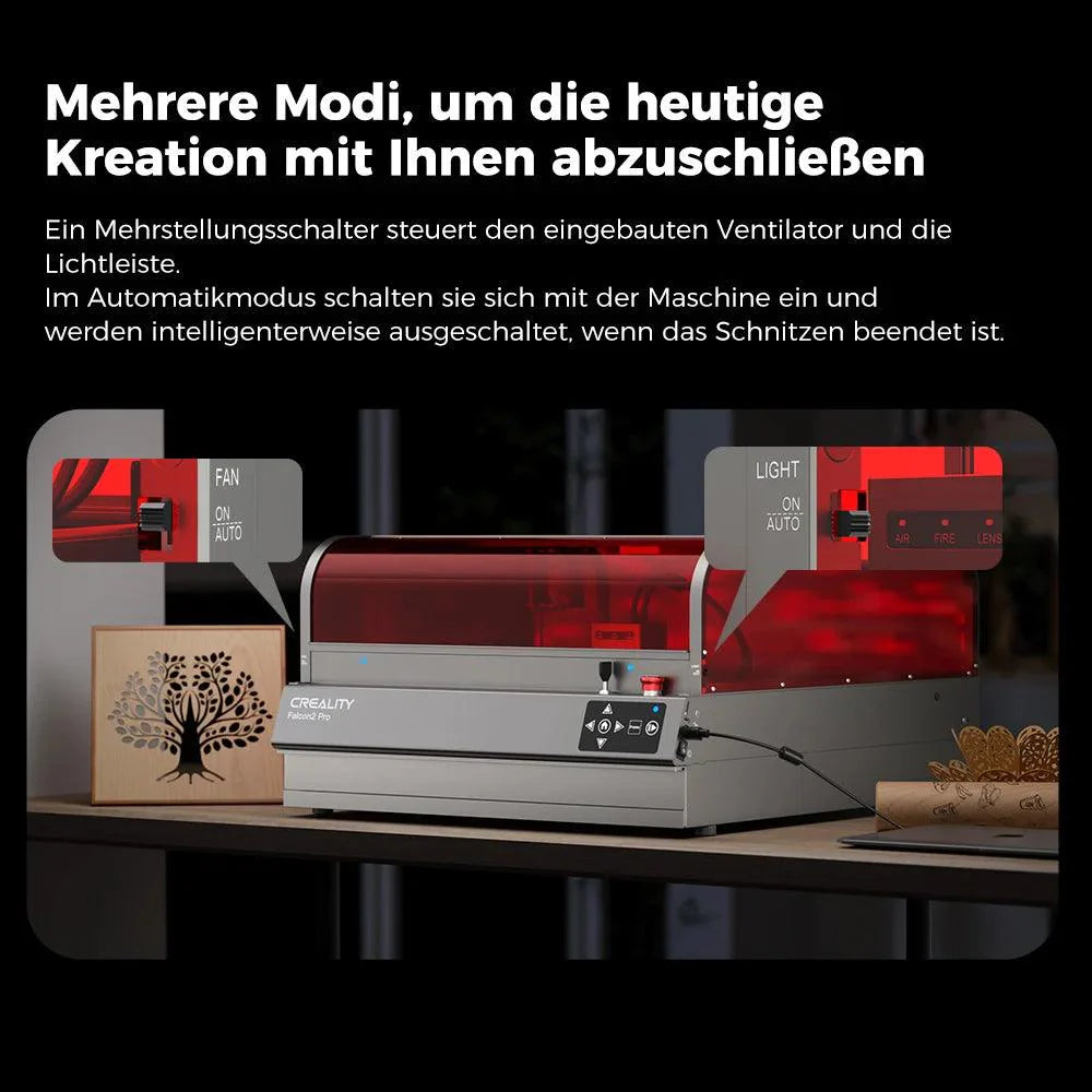 Creality Falcon 2 Pro enclosed laser engraver