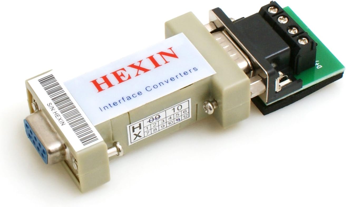 SYSTEM-S RS232 zu RS485 Konverter Adapter Serial Seriell Data Adapter