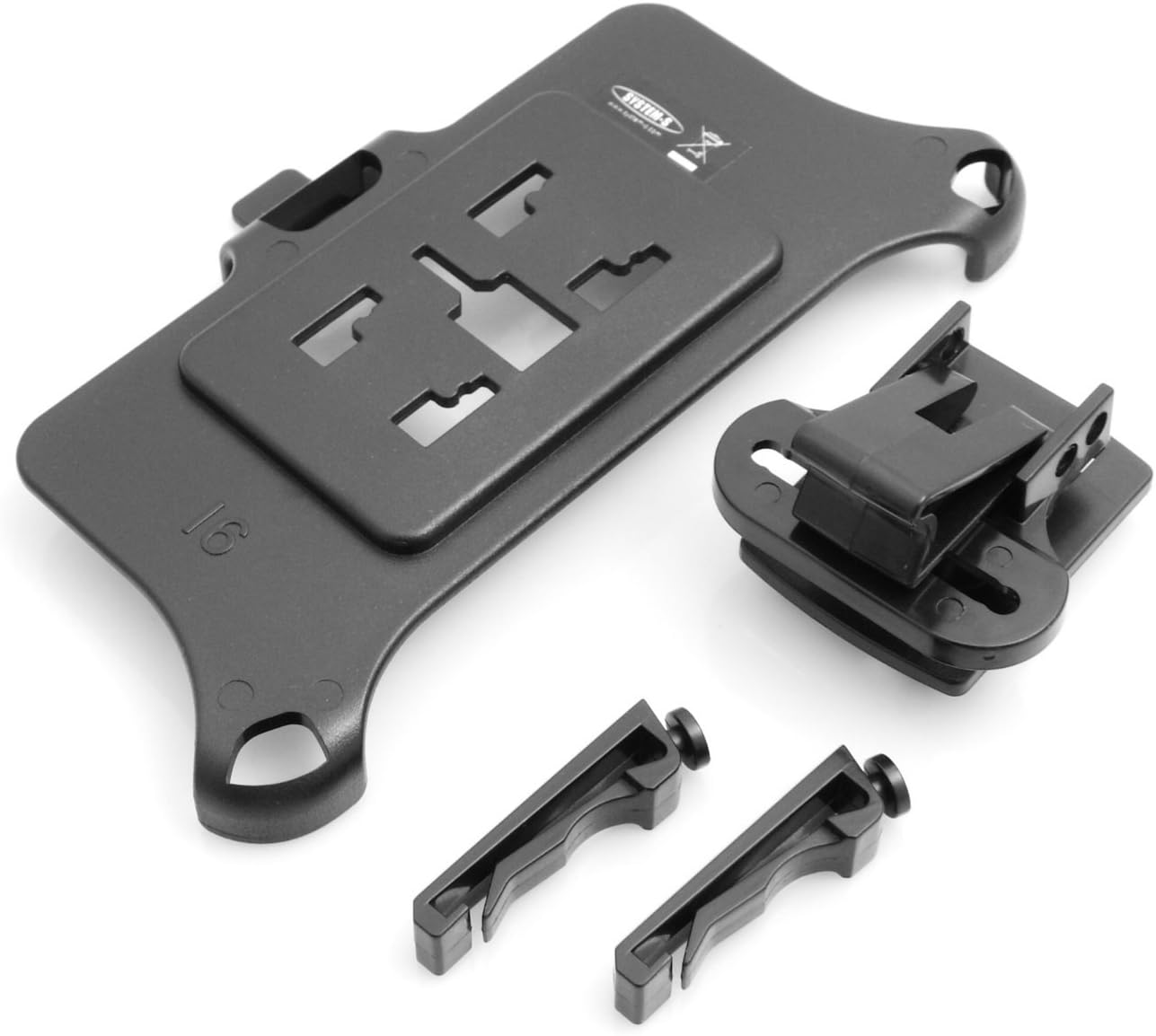 System-S KFZ Auto Lüftungsgitter Halterung Luftgitterhalter Ventilator Befestigung Snap On Halter für iPhone 6 6s