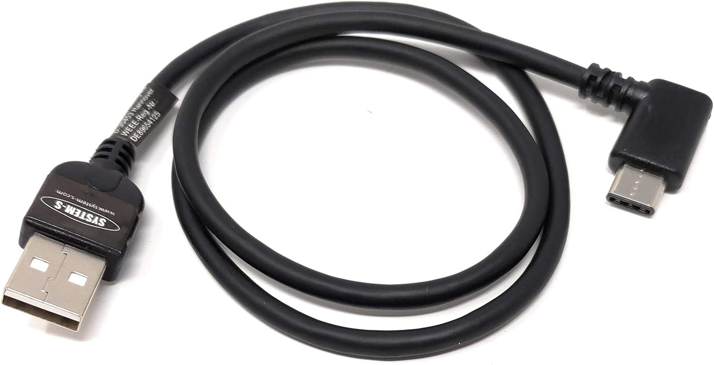 USB Typ A (Male) auf USB Typ C 3.1 (Male) gewinkelt Kabel 50 cm