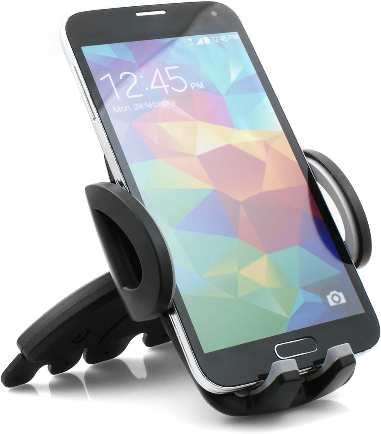 System-S Universal Car CD Slot Mount Mobile Phone Holder Car Mount Car Holder for Smartphone and GPS Car Mount Mount Holder Attachment (approx. 50 - 100 mm)