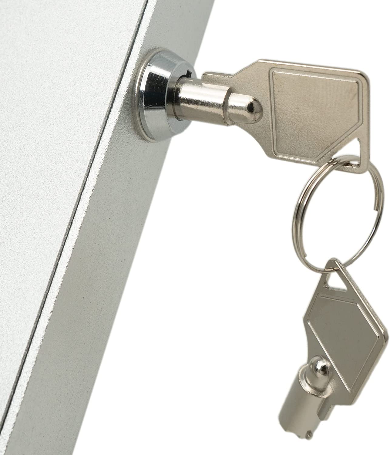 SYSTEM-S Wand Tisch Halterung abschließbar 90° für Microsoft Surface Pro 8 13.0" in Grau