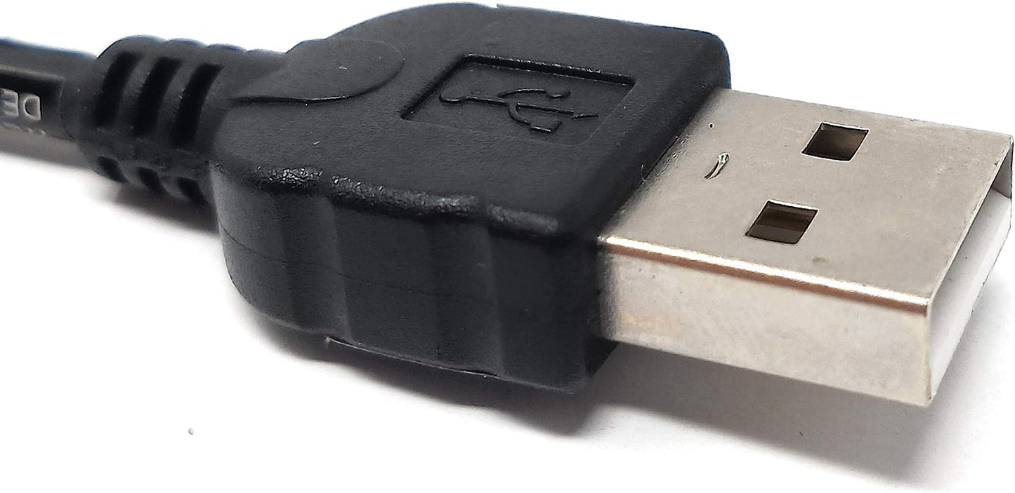 SYSTEM-S Micro USB Kabel Daten & Ladekabel Winkelstecker 50 cm