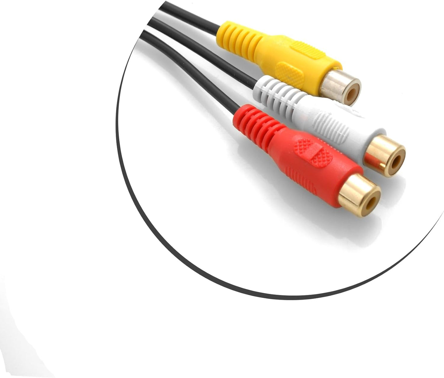 SYSTEM-S Media In AMI MDI zu 3x RCA Audio Video Kabel Buchse DVD video und Audio Eingang kabel Für Audi für VW