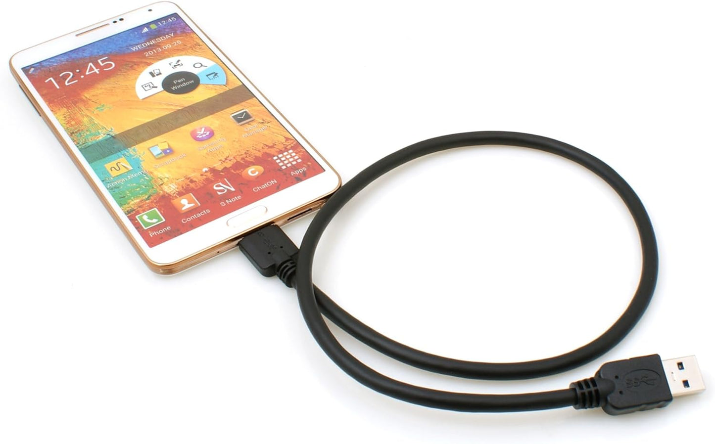 System-S Micro USB 3.0 Kabel Datenkabel und Ladekabel 50 cm