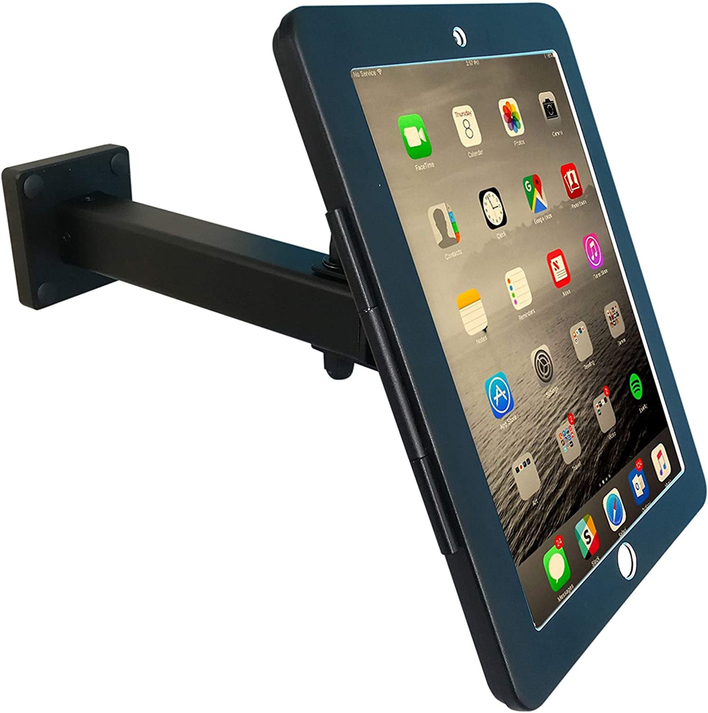 SYSTEM-S Abschließbare Wandhalterung für iPad Pro 12.9" (2018, 2020, 2021) A2378, A2461, A2379, A2462, A2229, A2069, A2232, A223, A1876, A1895, A1983, A2014