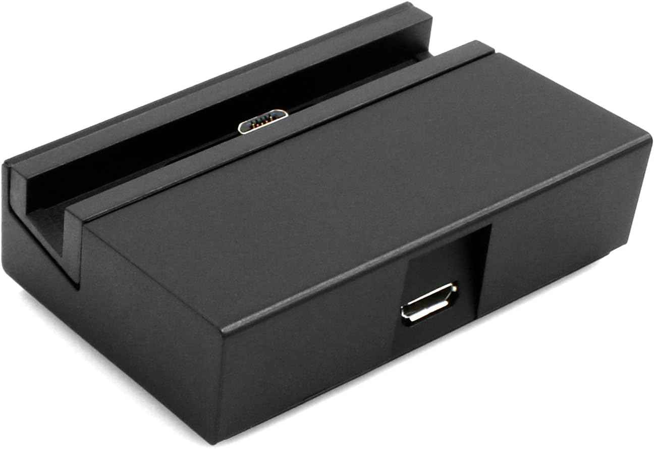 System-S Dockingstation Ladegerät Ladestation Cradle Dock Sync & Datentransfer für Sony Xperia Z5 Z5 Compact Z5 Premium - DREIKS