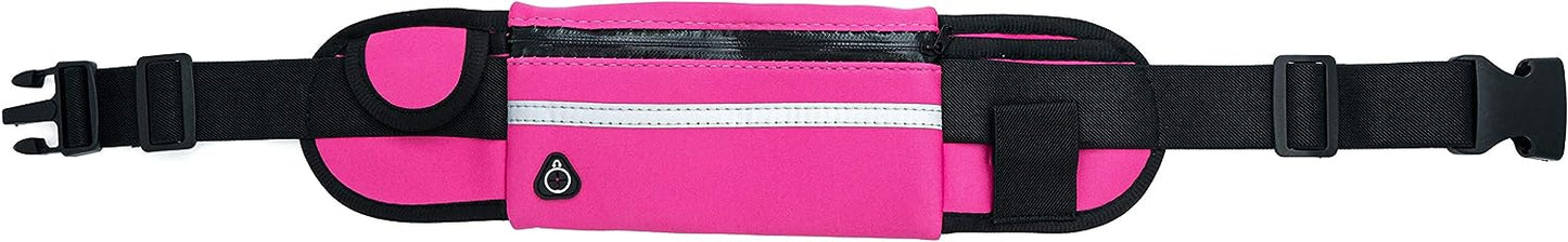 SYSTEM-S Bag Belt Bag Bum Bag with Bottle Holder in Pink