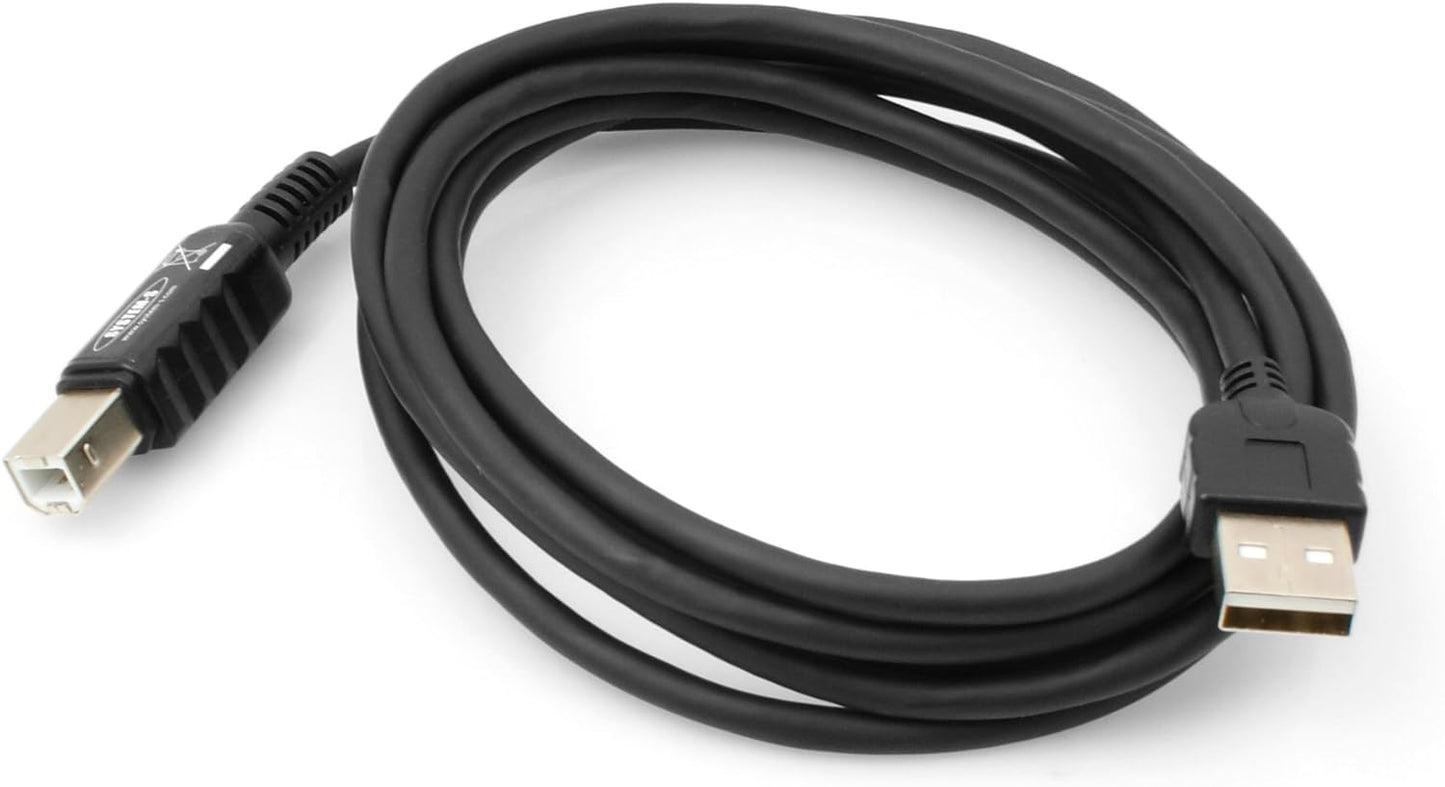 System-S USB A (Male) zu USB B (Male) Kabel Verlängerung 180 cm