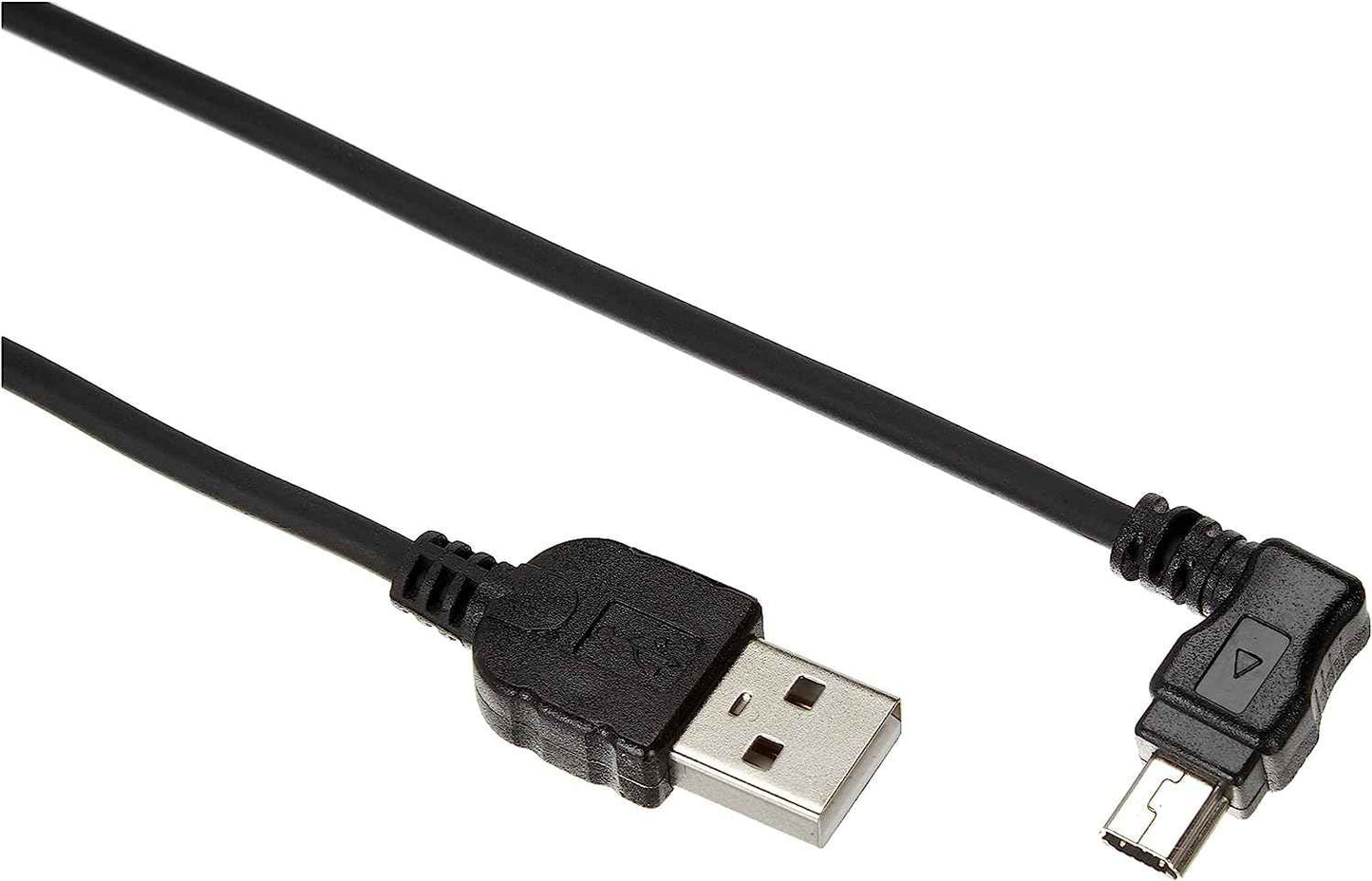 System-S USB 2.0 Kabel für USB-A auf USB Mini-B 5-Pin 30 cm Winkelstecker 90 Grad - DREIKS