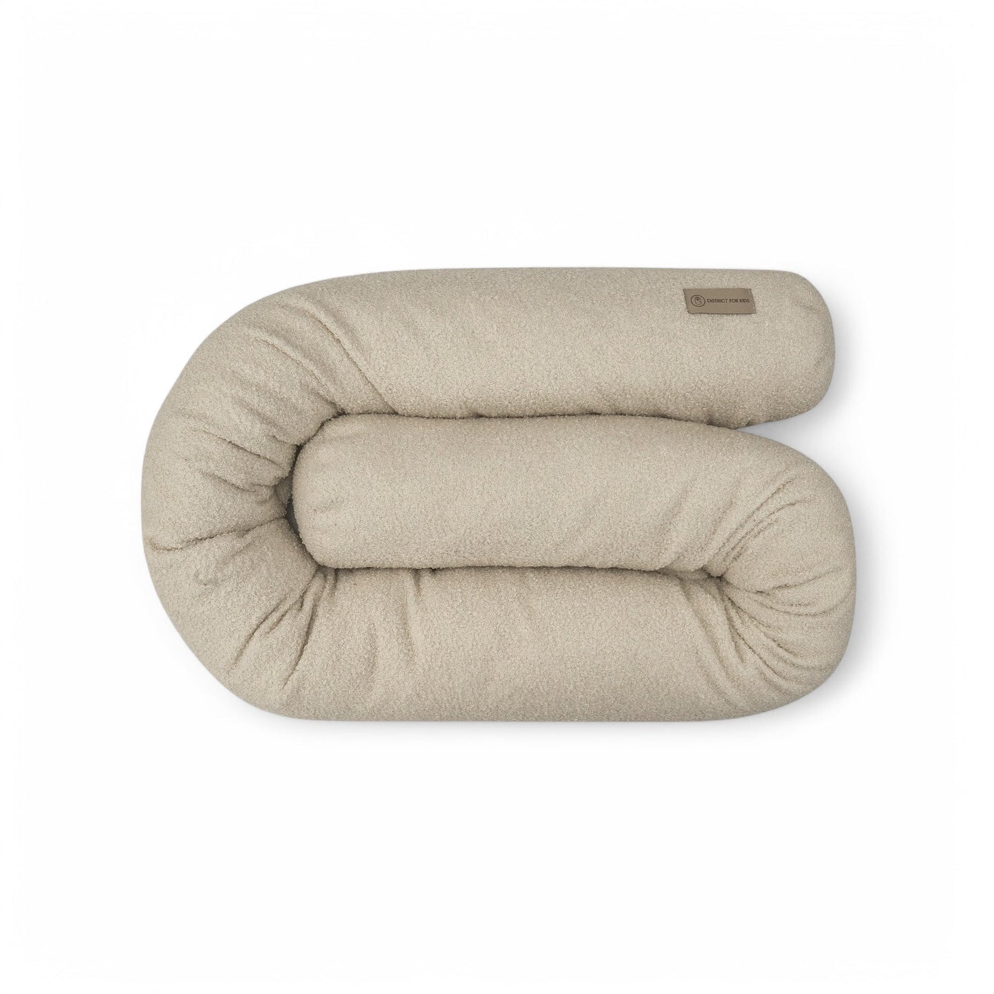 Bettschlange einsträngig Teddystoff Boucle – Schutz & Vielseitig