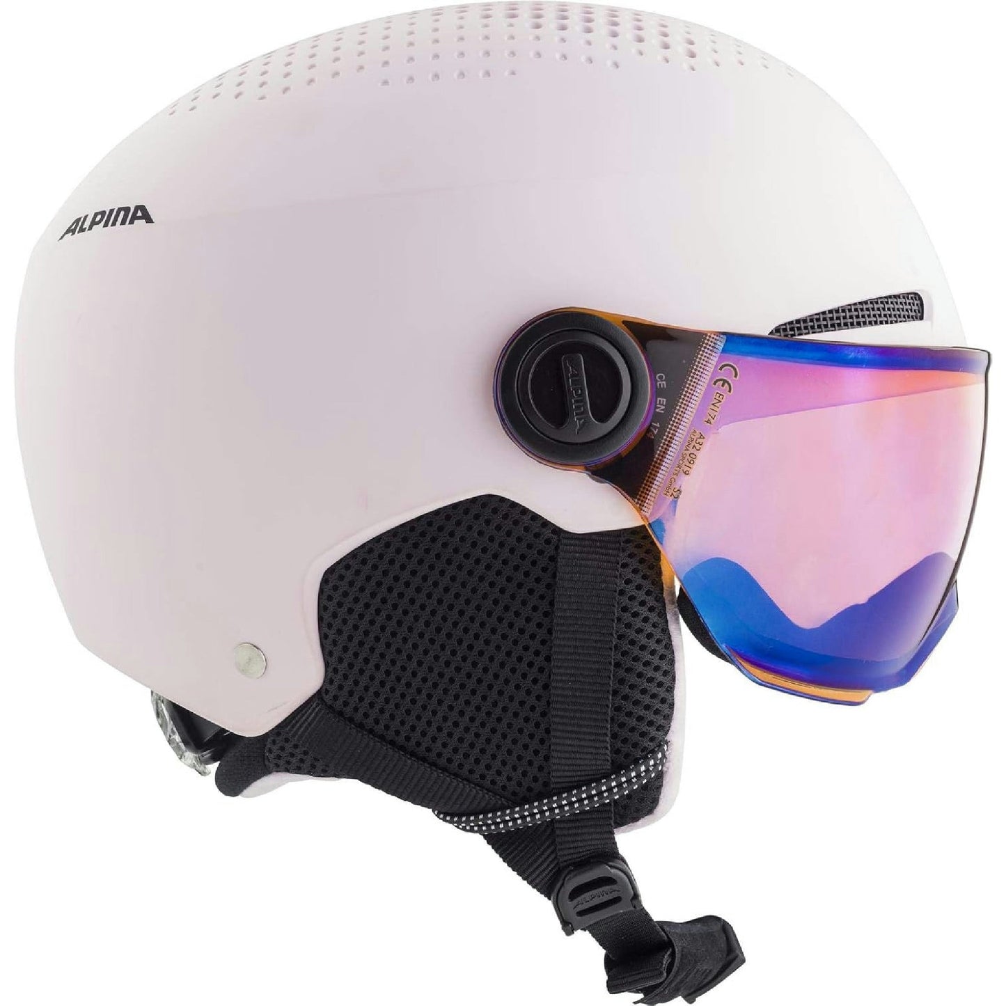 ALPINA Skihelm Zupo Visier Q-Lite Kinder rosa matt 51-55 cm