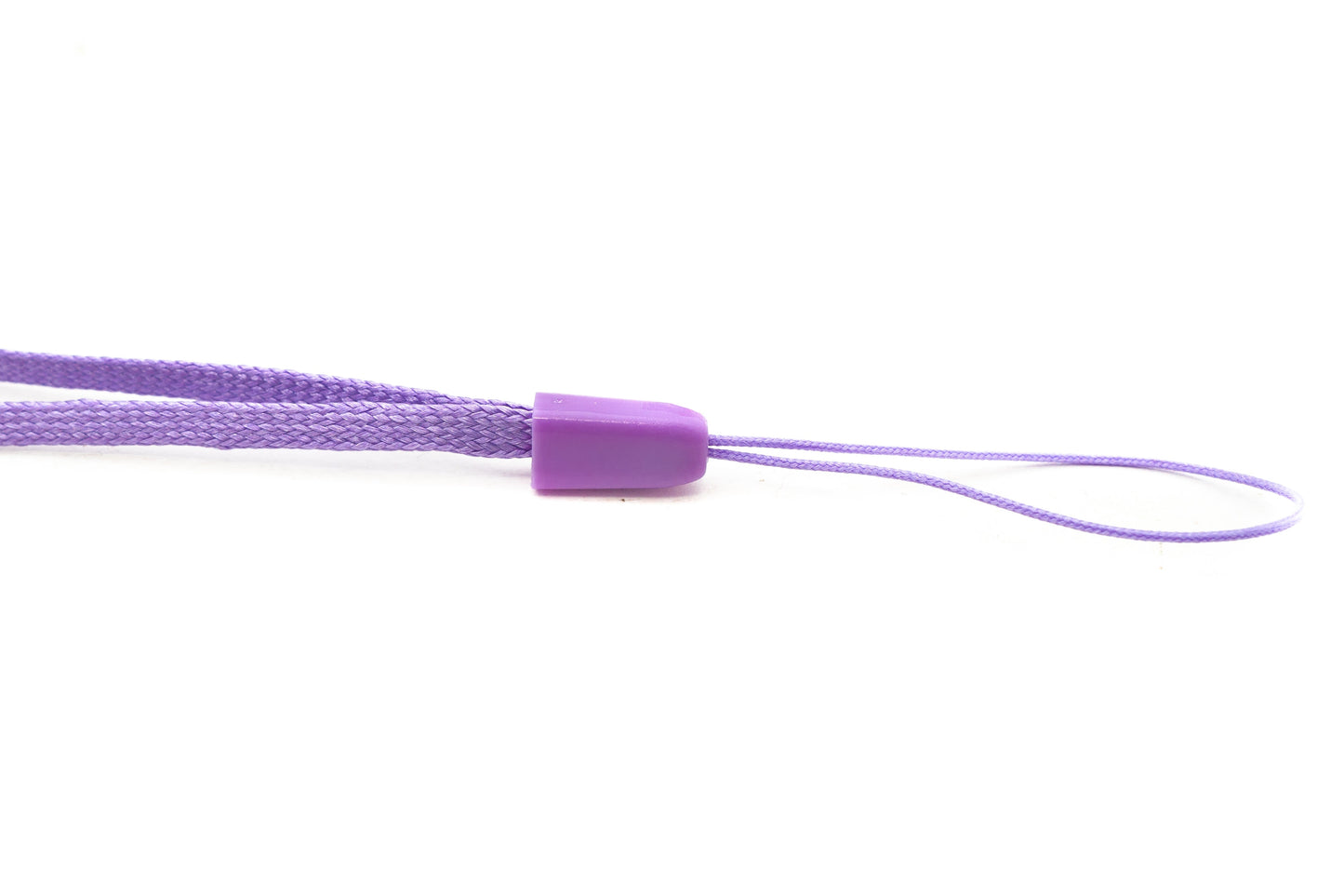 SYSTEM-S Halsband Umhängeband Trageband mit Schlaufe in Lila für Smartphone MP3-Player