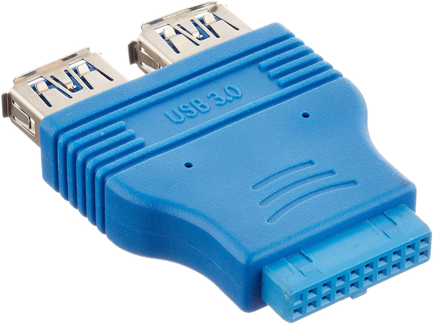 System-S 20Pin Motherboard Header auf 2X USB A 3.0. Adapter