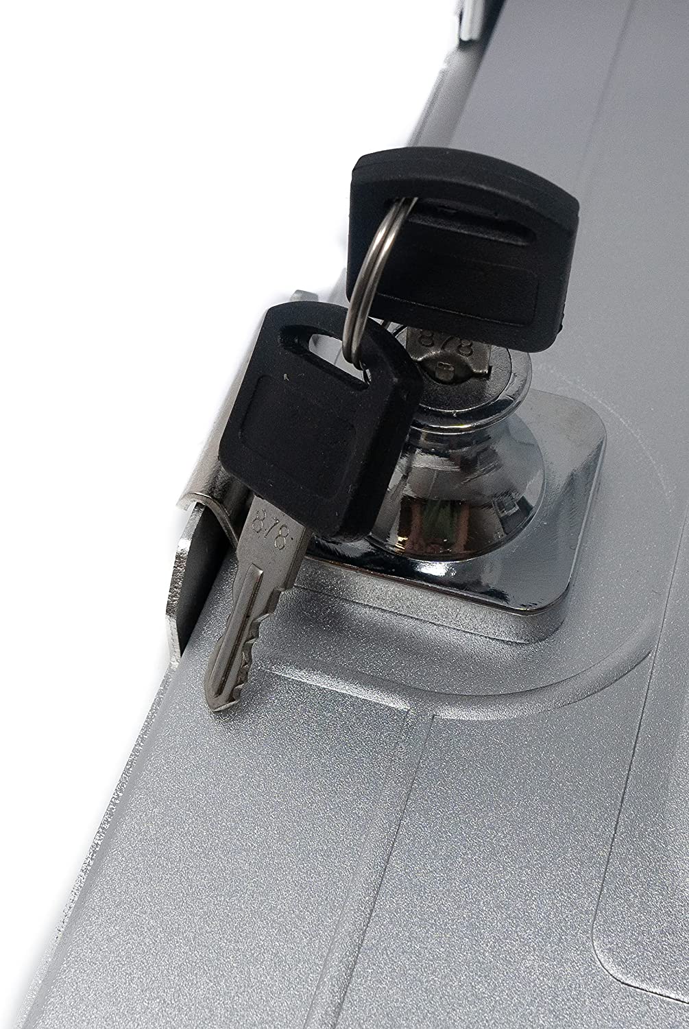 SYSTEM-S Wand Halterung abschließbar 360° für Microsoft Surface Pro 8 13.0" in Grau