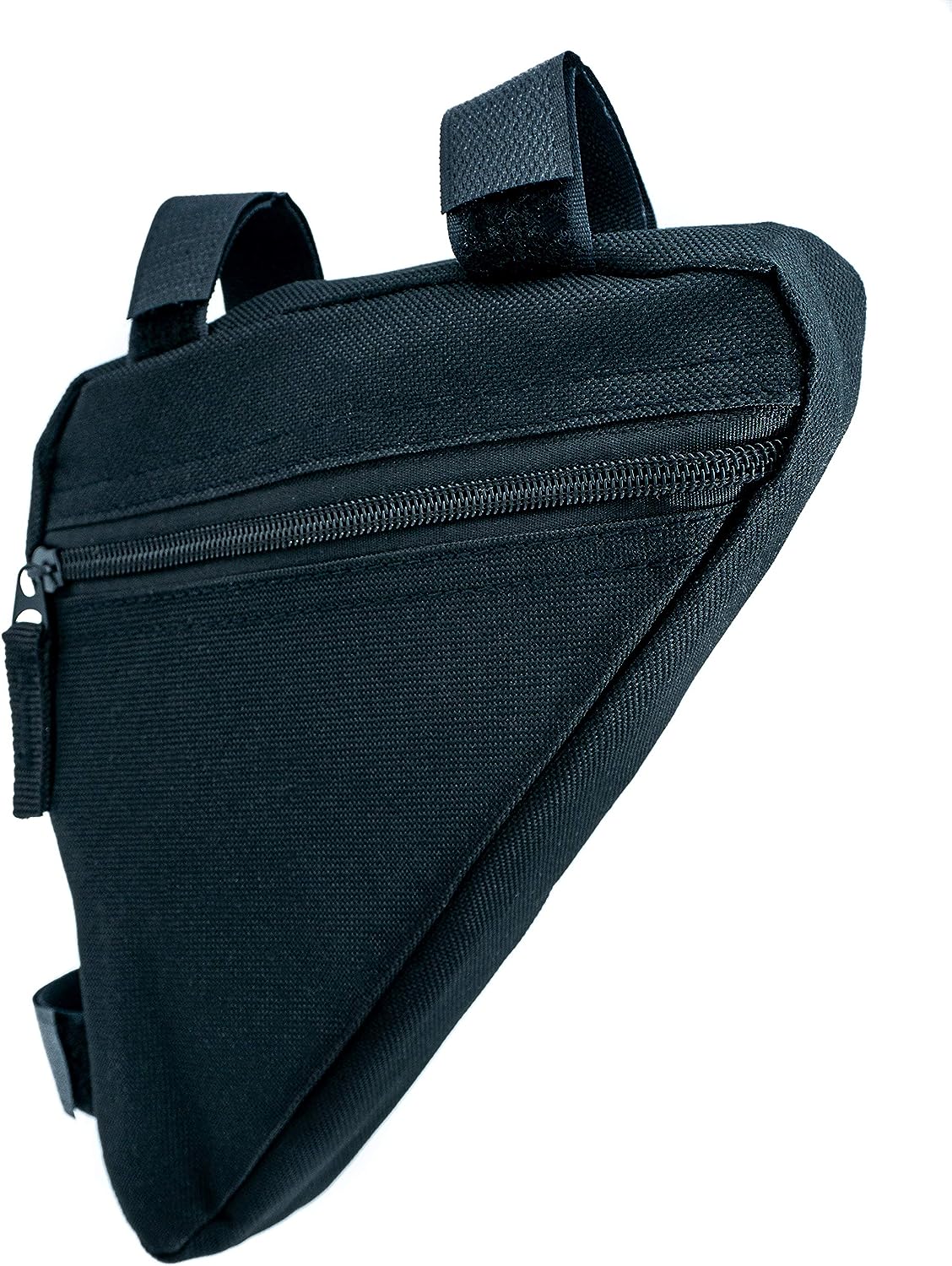 SYSTEM-S Fahrrad Tasche Befestigung in Schwarz für Lampe Fahrradpumpe