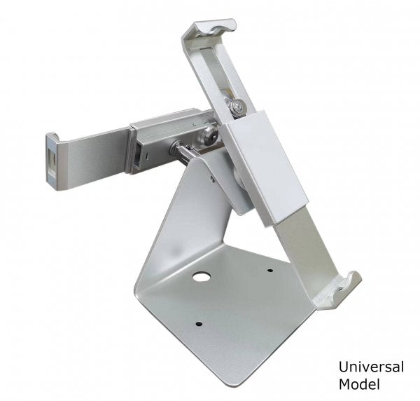 SYSTEM-S Tischständer Dual 360° Halterung abschließbar für Tablets von 7,5" bis 10.8"