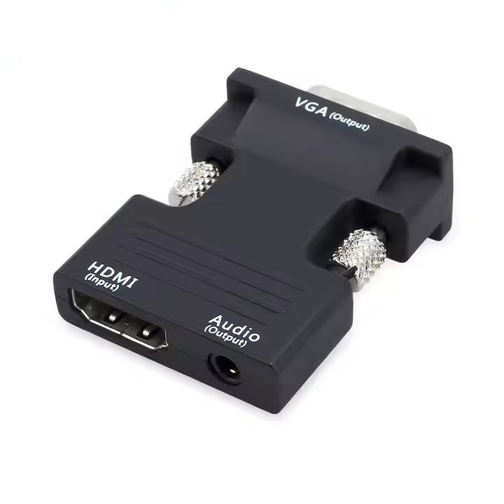 HDMI to VGA Adapter 1080p Converter Audio & Video Cable