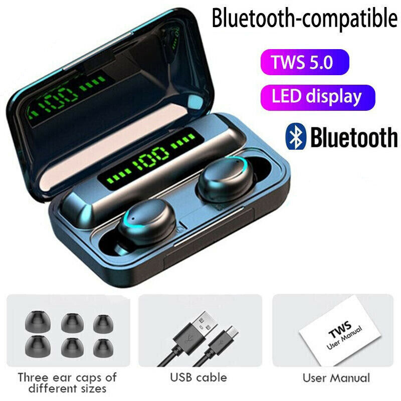 In-Ear Headphones Bluetooth Wireless Earphones Touch Control TWS