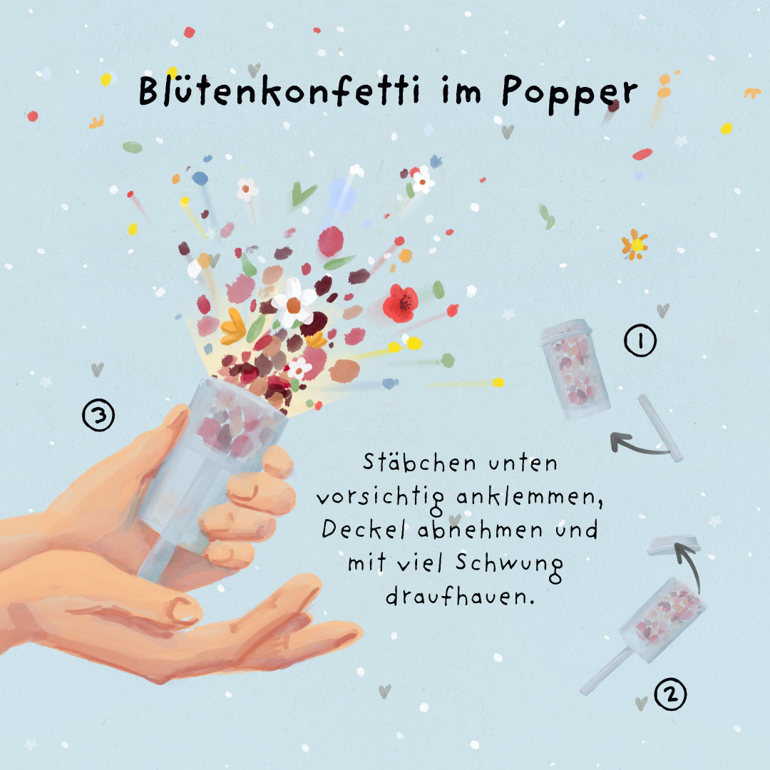 Blütenkonfetti - Glückskind