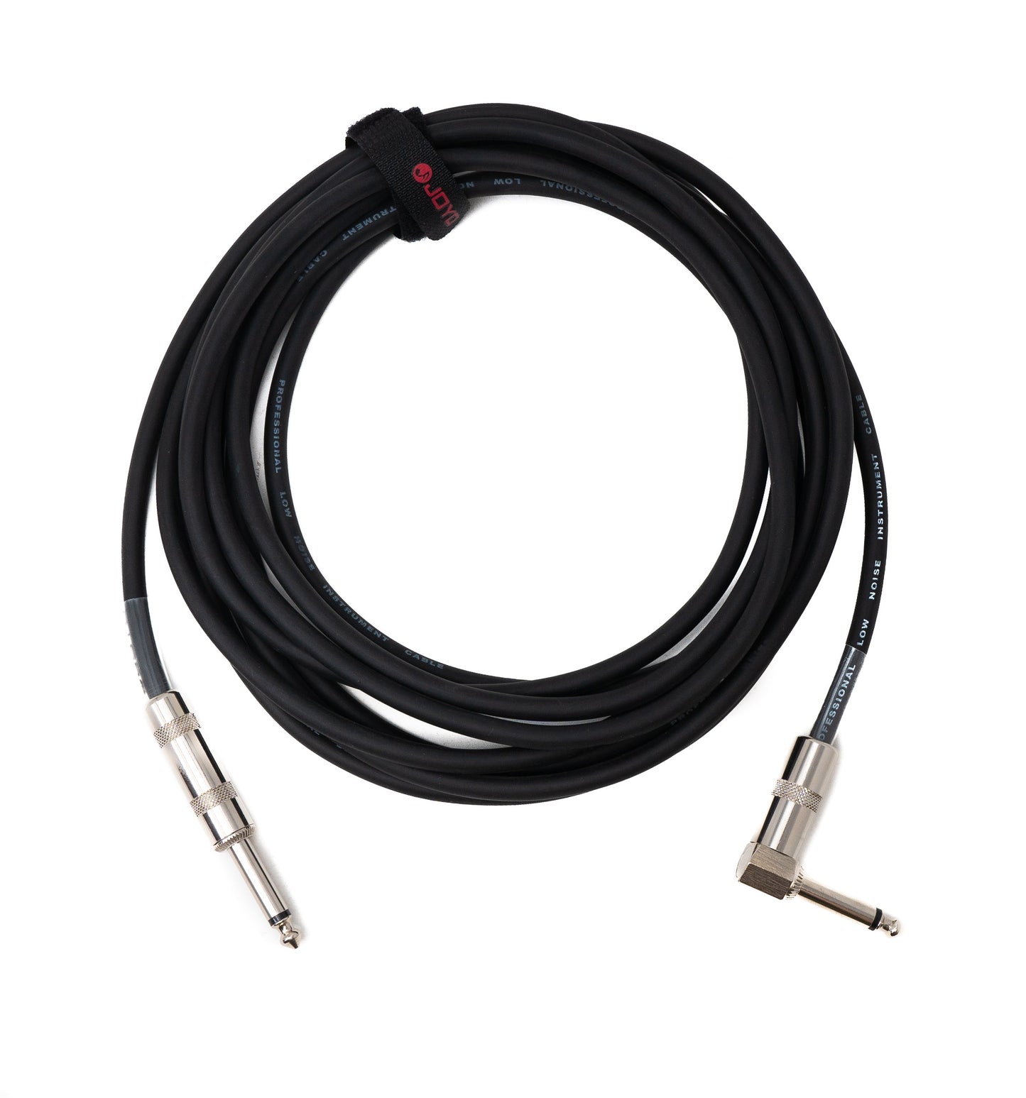 SYSTEM-S Audio Cable 450 cm 6.35 mm Jack Male to Male Angle AUX Black