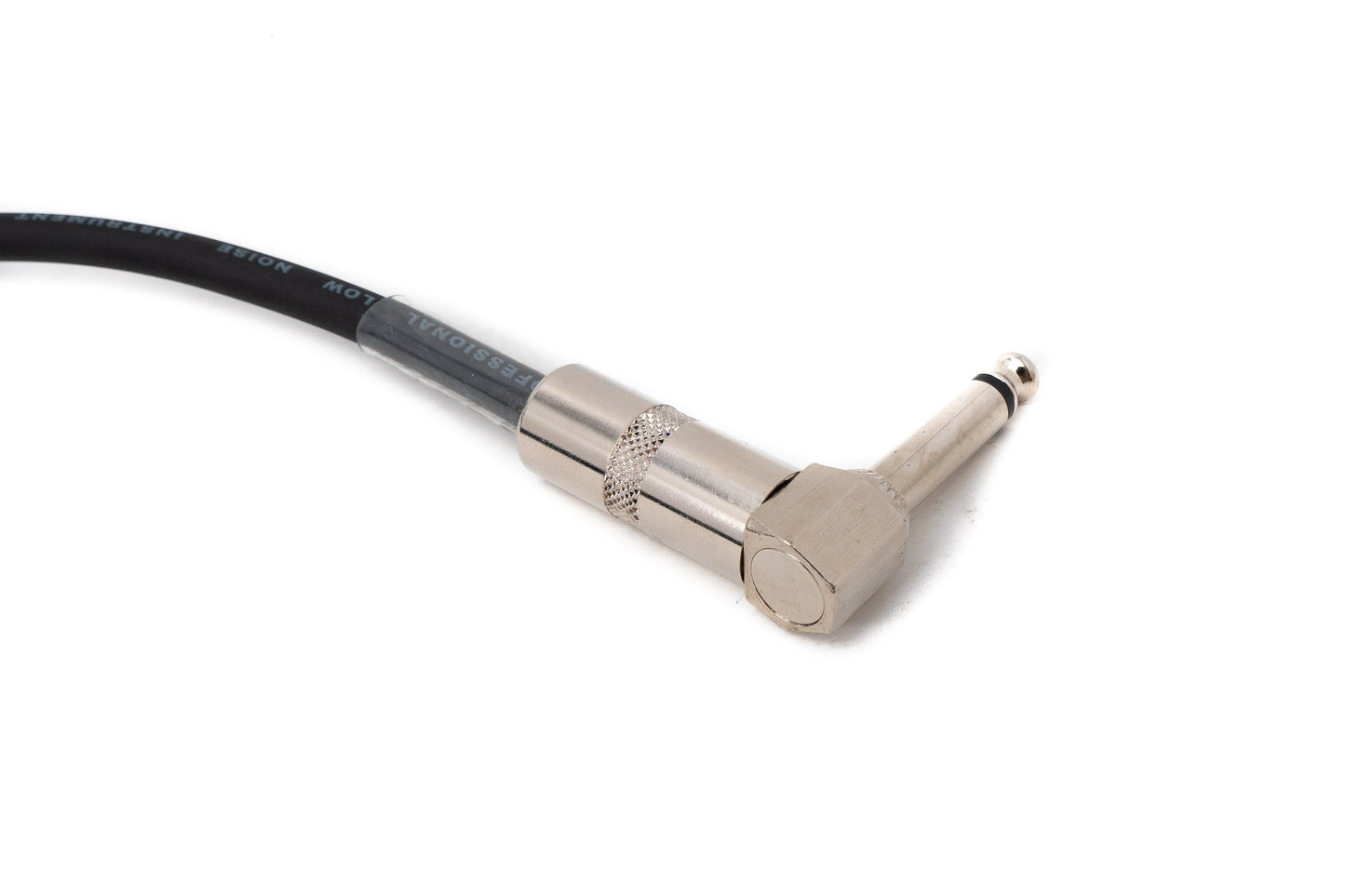 SYSTEM-S Audio Cable 450 cm 6.35 mm Jack Male to Male Angle AUX Black