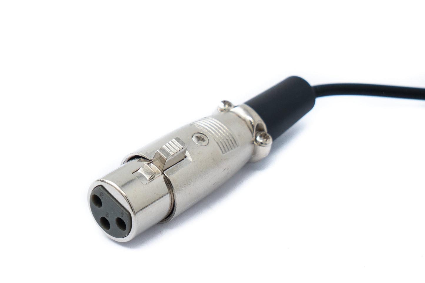 SYSTEM-S Audio Kabel 150cm Mini XLR 3 polig Stecker zu XLR 3 polig Buchse Schwarz
