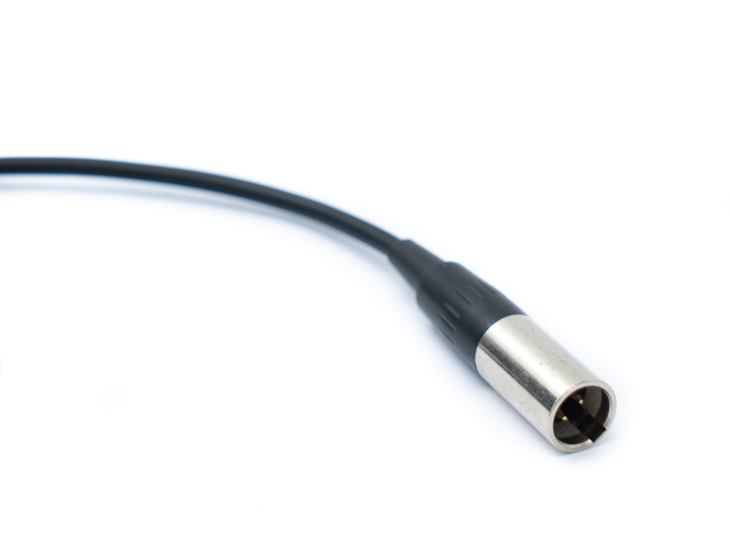SYSTEM-S Audio Kabel 150cm Mini XLR 3 polig Stecker zu XLR 3 polig Buchse Schwarz