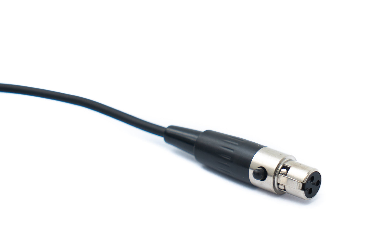 SYSTEM-S Audio Kabel 150cm Mini XLR 3 polig Buchse zu XLR 3 polig Stecker Schwarz