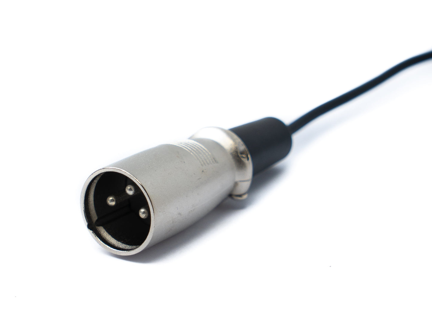 SYSTEM-S Audio Kabel 50 cm Mini XLR 3 polig Buchse zu XLR 3 polig Stecker Schwarz